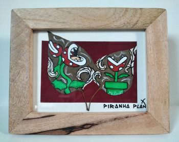 Named contemporary work « PIRANHA PLANT », Made by MAUD VILLEROT