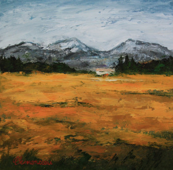 Named contemporary work « Mazet dans les Alpilles », Made by JEAN-FRANçOIS CLEMENCEAU