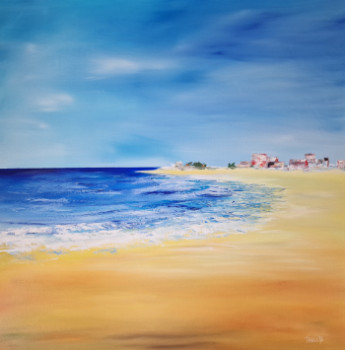 Named contemporary work « La plage », Made by THALI.B