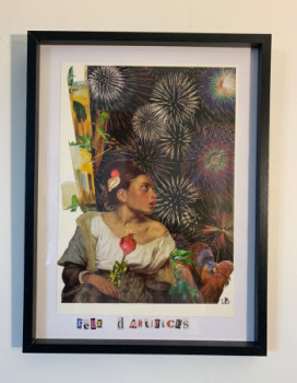 Named contemporary work « Feux d artifices », Made by ASSEMBLAGES VISUELS