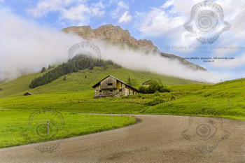 Named contemporary work « Col des Aravis l'éguille de Borderan », Made by PHOTOS PASSION DéVORANTE