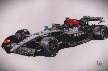 Mercedes AMG F1 W15 On the ARTactif site