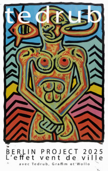 Named contemporary work « Berlin 1 2025 », Made by TEDRUB