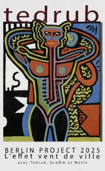 Named contemporary work « Berlin 2 2025 », Made by TEDRUB