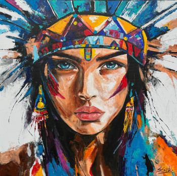 Named contemporary work « Eyota », Made by SABRINA SECK