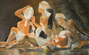 Named contemporary work « Harem », Made by D.LELU