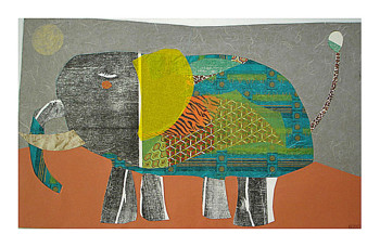 Named contemporary work « Elefant, Urheberrecht Katharina Kretschmer », Made by KATHARINA KRETSCHMER