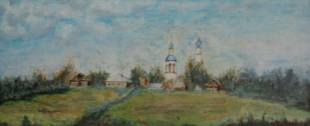 Named contemporary work « Le Petit Village Russe », Made by MICHEL CROZE