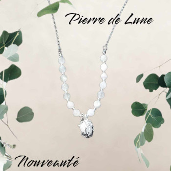 Named contemporary work « Collier Pierre de Lune », Made by L' ATELIER 175
