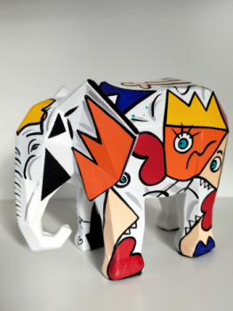Named contemporary work « Boubou », Made by MAUD VILLEROT