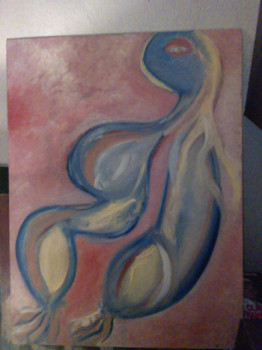 Named contemporary work « Femme Pieuvre », Made by KRIS RIGA
