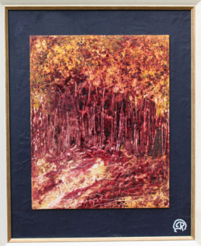 Named contemporary work « FOREST EVER », Made by DJIAN RICHARD