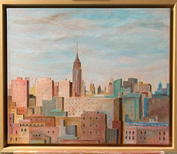 Named contemporary work « New York 1 », Made by MICHEL CROZE