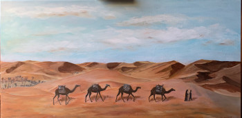 Named contemporary work « Caravane », Made by MICHEL CROZE