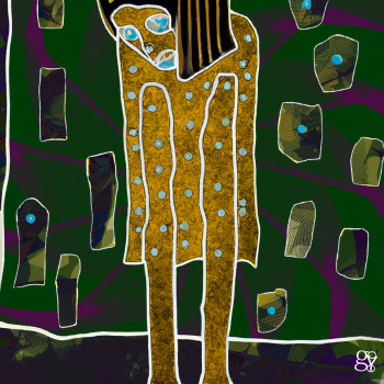 Named contemporary work « un sans bras », Made by VéRO GOYO