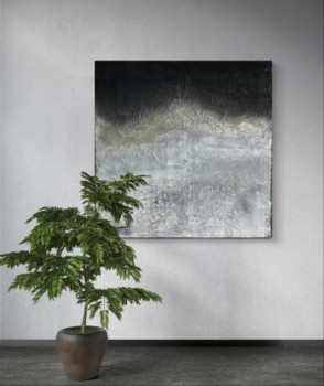 Named contemporary work « Brouillard », Made by LES TABLEAUX D'ANGE