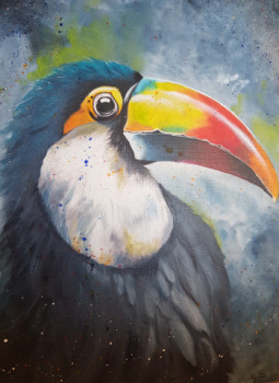 Named contemporary work « Toucan », Made by MARGAUX STEVENOT