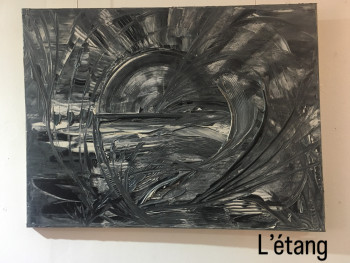 Named contemporary work « L’étang », Made by M DE M