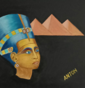 Named contemporary work « Néfertiti », Made by PAUL EMILE ANTON