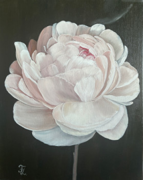 Named contemporary work « Grosse pivoine », Made by TATIANA LASHCHENKOVA