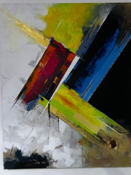 Named contemporary work « Couleur damour », Made by RUCARTE