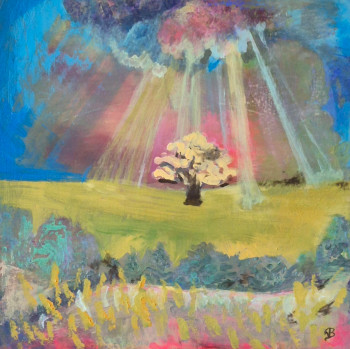 Named contemporary work « L'arbre de vie », Made by VALERY