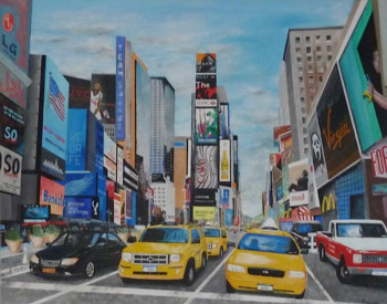 Named contemporary work « Time Square », Made by MICHEL CROZE