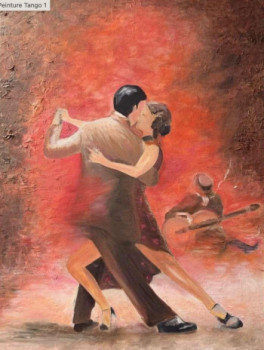 Named contemporary work « Tango 1 », Made by MICHEL CROZE