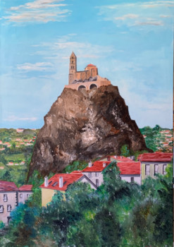 Named contemporary work « Rocher Saint Michel », Made by MICHEL CROZE