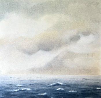 Named contemporary work « Caresse de vagues », Made by LU