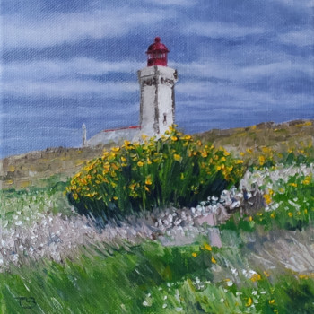 Named contemporary work « Le phare de la Pointe des Poulains », Made by THIERRY LE BOULANGER