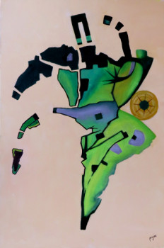 Named contemporary work « Amazonia », Made by PICJAC