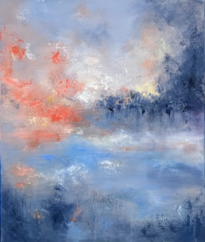 Named contemporary work « Entre ciel et mer 2 », Made by SANDRINE BELMONT