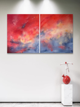 Named contemporary work « Incandescence », Made by SANDRINE BELMONT