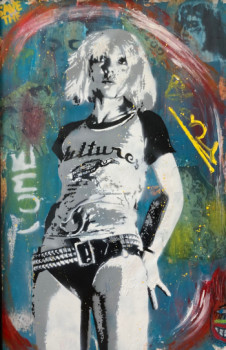 Named contemporary work « Blondie », Made by ERIC DOISY