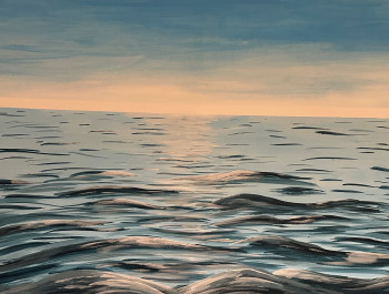 Named contemporary work « Ocean », Made by MARIE SALI