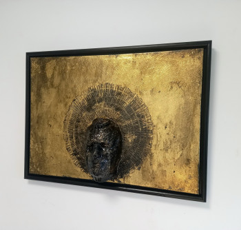 Named contemporary work « Göttlich Gold », Made by ART11I