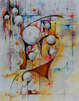 Named contemporary work « Onirique - 1 - », Made by JJOURDAN