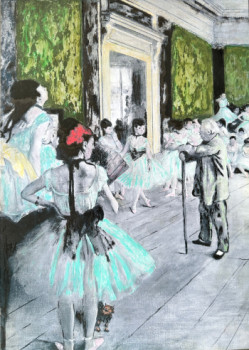 Named contemporary work « Hommage à DEGAS », Made by JOLBBI ONE