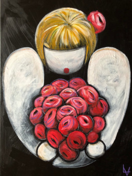 Named contemporary work « Plaisir d’offrir », Made by LV