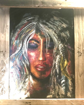 Named contemporary work « Le combat intérieur », Made by ALEXIA GONDOUX