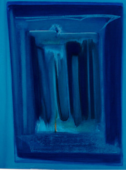 Named contemporary work « Rythmes Indigo », Made by ANOUK JULIEN