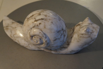 Named contemporary work « Escargot », Made by JPB SCULPTURES