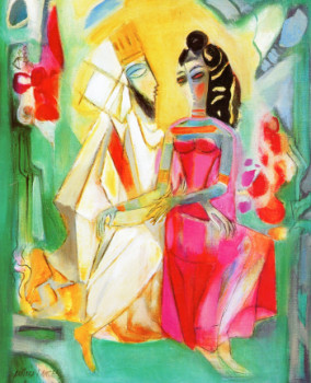 Named contemporary work « La fontaine scellée », Made by LOUIS CAILLAUD D'ANGERS