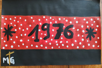 Named contemporary work « Dès la naissance », Made by MG