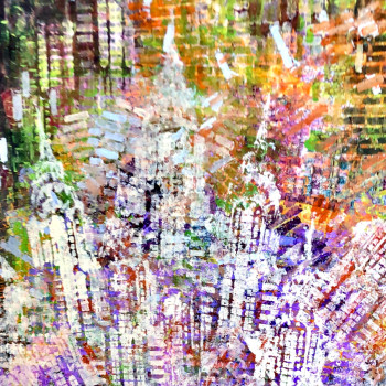 Named contemporary work « Manhattan », Made by MUMU
