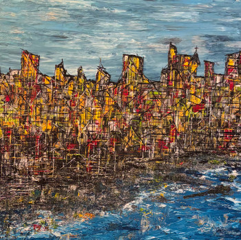 Named contemporary work « Au sommet des couleurs », Made by FAB’M-