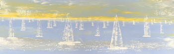Named contemporary work « SOUFFLE DE LUMIERE », Made by YSABEL LAFFITTE