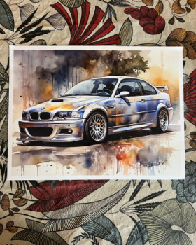 BMW M3 la vitesse en couleur On the ARTactif site