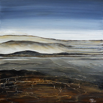 Named contemporary work « surface et profondeur », Made by SYLVIE PINON